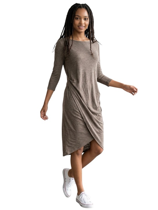 Dresses & Skirts - All Saints wool blend wrap, ruched drape dress. 6 GUC